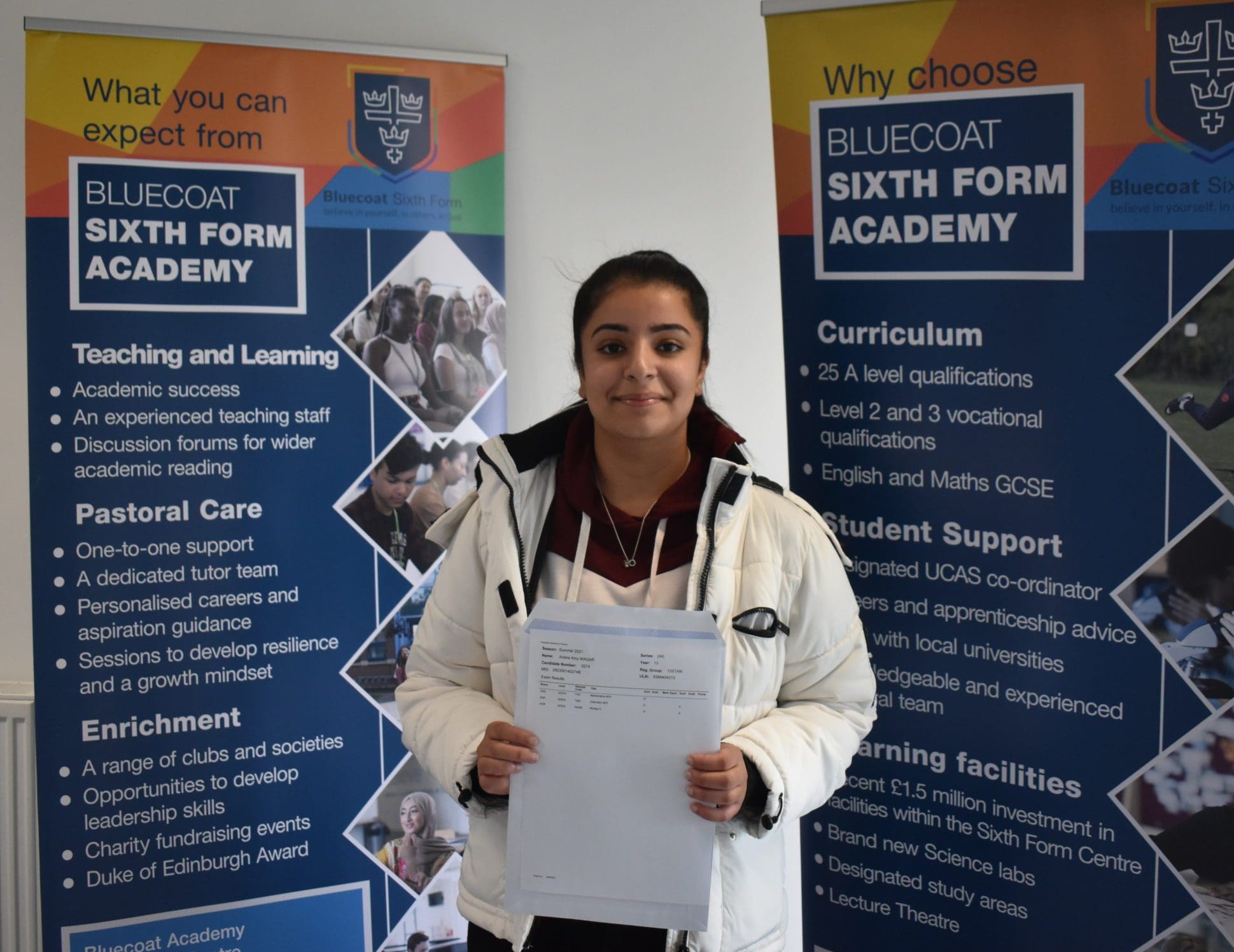 A Level Results Success! - Bluecoat Sixth Form